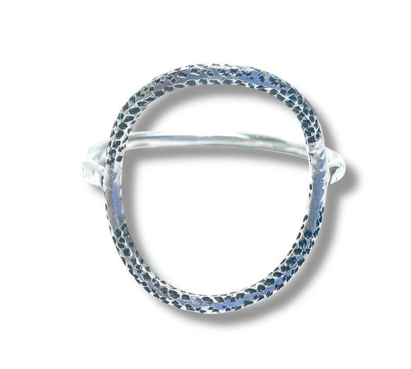 Circle Ring /Family Ring/Texture Ring - Janine Design