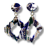 Clay Earrings-Golden Jewel Tone Collection - Marrakech