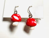 Little Mushroom Earrings/Clay Earrings/ Forest Earrings - Janine Design