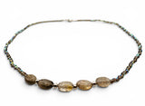 Crystal Beaded Layering Necklace - Janine Design