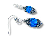 Crystal Dangle Earrings - Janine Design