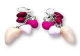 Cascading Valentines Earrings- Heart Earrings - Janine Design