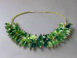 Green Vintage Bead Necklace