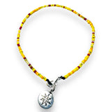 Charm Beaded Anklet/ Colorful Ankle - Janine Design