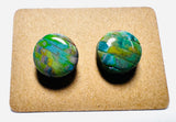 Handmade Clay Stud Earrings/Minimalist Earrings/Simple Earrings - Janine Design