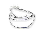 Liquid Silver Bead Necklace* - Janine Design