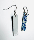 Polymer Clay Bar Earrings, Bar Earrings, Floral Earrings, Ombre Earrings - Janine Design