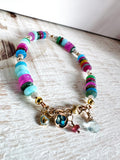 Gemstone Charm Bracelet - Janine Design