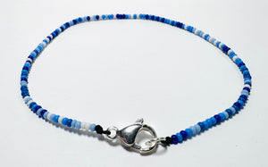 Summer Vibe Beaded Anklet/ Colorful Ankle - Janine Design