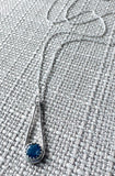 Kyanite Sterling Teardrop Necklace, Kyanite Necklace*