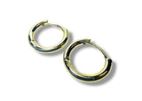Gold Huggie Hinge Hoops