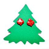 Winter Earrings/ Clay Earrings, Holiday Earrings/ Christmas Earrings- ON SALE! - Janine Design