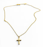 Dainty Gold Fill Necklace Cross