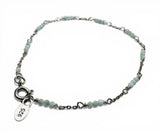 Dainty Larimar Gemstone Bracelet - Janine Design