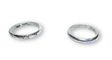Silver Band, Hammered Silver Band Ring, Silver Texture Ring, Silver Ring/Simple Stacking Ring