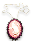 Cat Cameo Necklace - Janine Design