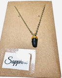Raw Gemstone Necklace/ Affordable Gifts - Janine Design