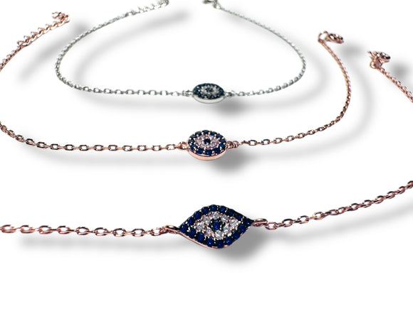 Evil Eye Chain Bracelet - Janine Design