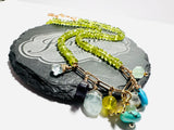 Peridot and Mixed Gemstone Necklace - Janine Design