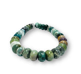 Natural Color Gemstone Stretch Bracelets*