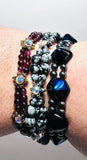Double Gemstone Stretch Bracelet - Janine Design