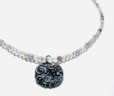 Dainty Beaded Gemstone Necklace