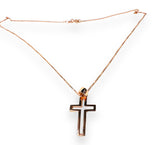 Cross-Rose Gold - Janine Design
