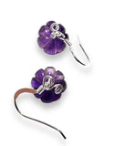 Amethyst Pumpkin Earrings - Janine Design