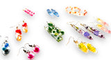 Pressed Flower Earrings/Real Flower Earrings/Resin Flower - Janine Design
