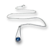 Kyanite Sterling Teardrop Necklace, Kyanite Necklace*