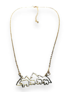 Bear and Cubs Necklace - Janine Design