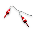 Tiny Lobster Buoy Earrings/ Nautical Earrings - Janine Design