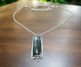Labradorite bar  Necklace - Janine Design