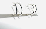 Illusion Hoops/ Double Piercing Illusion Hoop