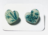 Handmade Clay Stud Earrings/Minimalist Earrings/Simple Earrings - Janine Design