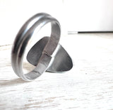 Fossil Stone Filigree Ring/Size 9.5 - Janine Design