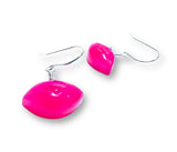 Lips Earrings/ Lip Shaped Carved Chalcedony - Janine Design