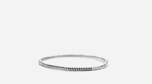 Twist Pattern Ring, Stacking Ring, Textured Stacking Ring - Janine Design