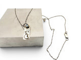 Moon Tag Necklace - Janine Design