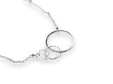 Triple Circle Necklace/ Family Necklace/ Infinity Necklace