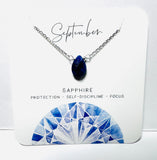Gemstone Necklace, Birthstone Necklace, Crystal Necklace, Assorted Gemstone Necklaces - Janine Design