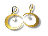 Golden Moon Earrings