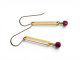 Paperclip Chain Earrings - Janine Design