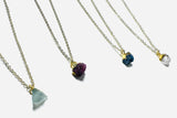 Raw Gemstone Necklace/ Affordable Gifts - Janine Design