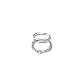 13mm Simple Round Hinged Hoop Huggie Earring