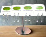 Fluorite Gemstone Marquise Earrings* - Janine Design