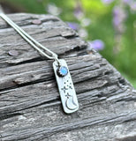 Moon Tag Necklace - Janine Design