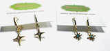 Star Huggie Hoops, Gold Filled Earrings, Hoops - Janine Design