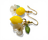 Fun Fruit Earrings - Lemon Hooks