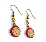 Fun Fruit Earrings - dragon fruit